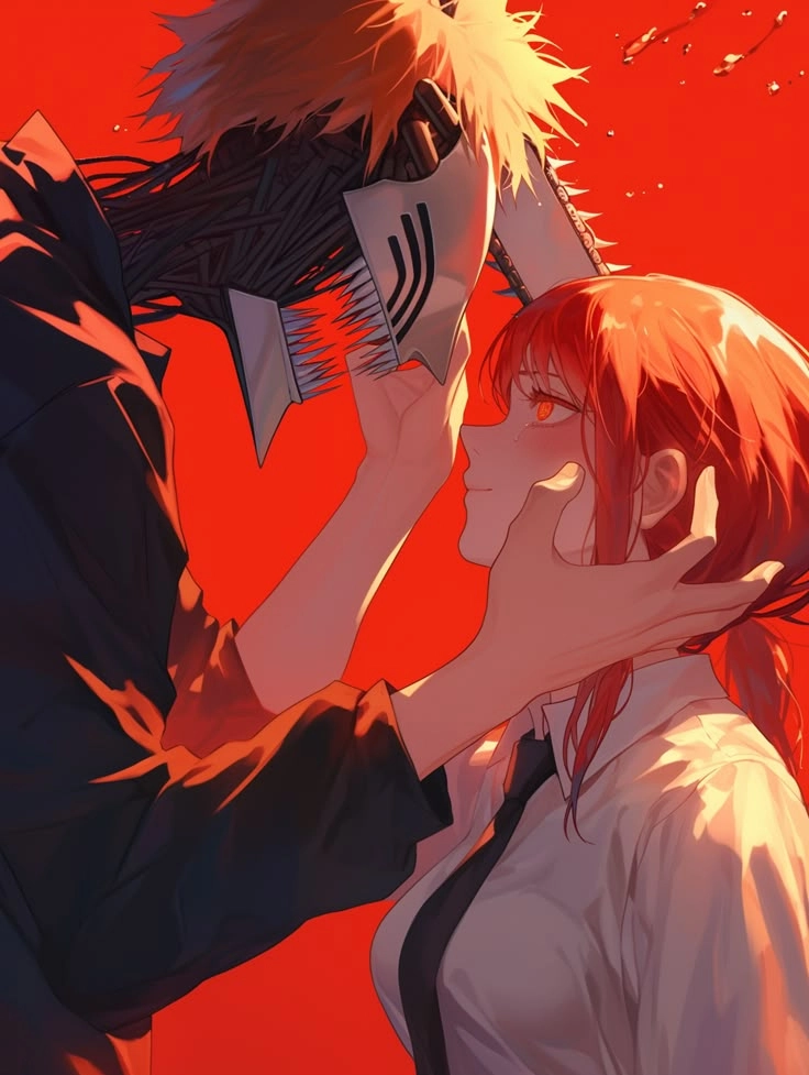 Denji cưa Makima sức mạnh của Denji với chiếc cưa máy và quyết tâm đối đầu với Makima