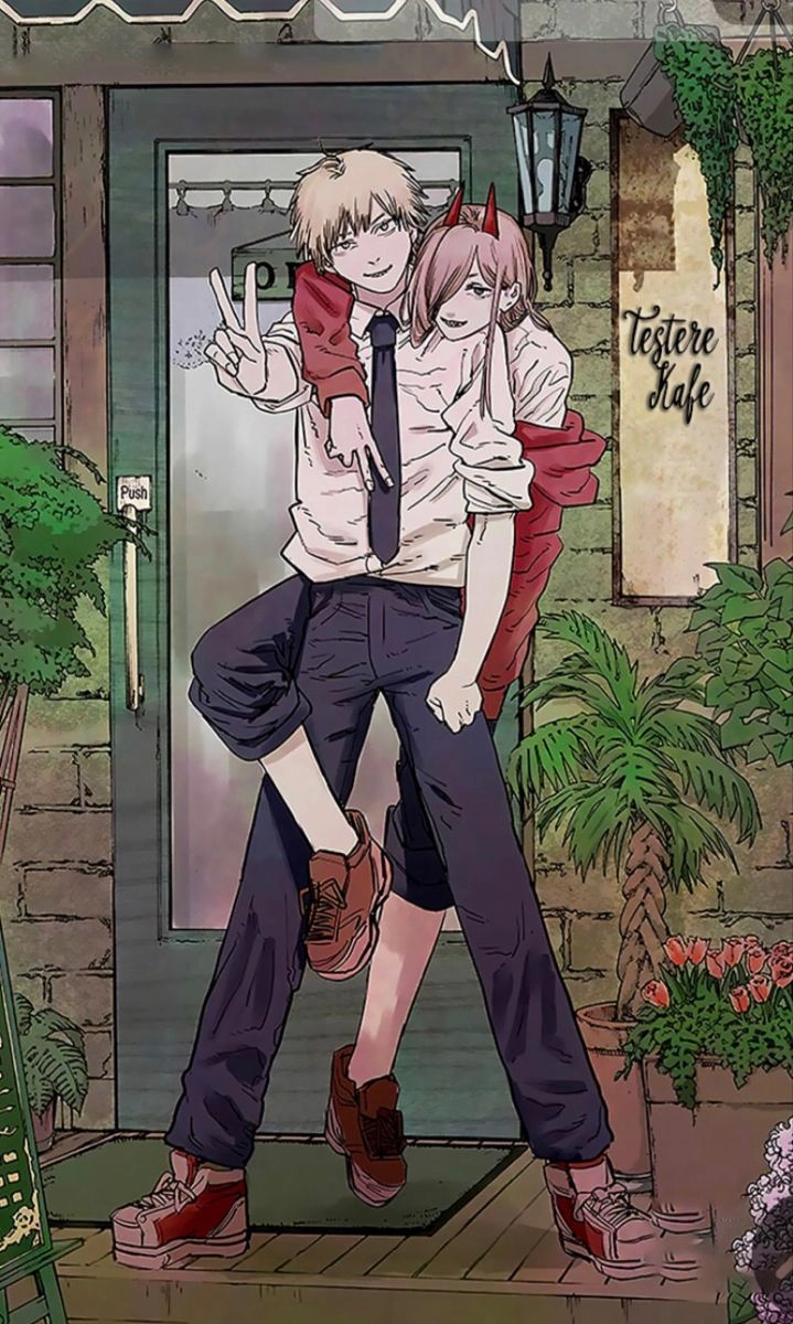 Denji x Power 18 những tình huống thú vị giữa Denji và Power Denji x Power anime mối quan hệ đầy kịch tính trong anime