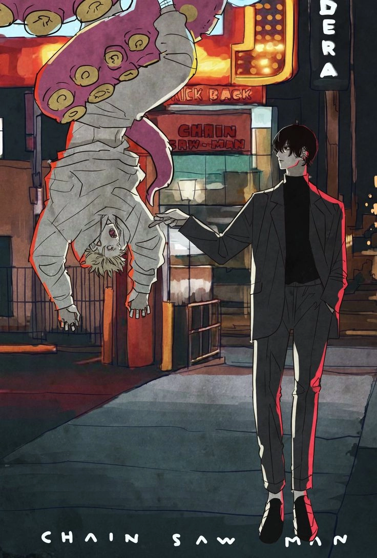 Denji x Yoshida cuộc chiến và tình bạn giữa Denji và Yoshida trong Chainsaw Man