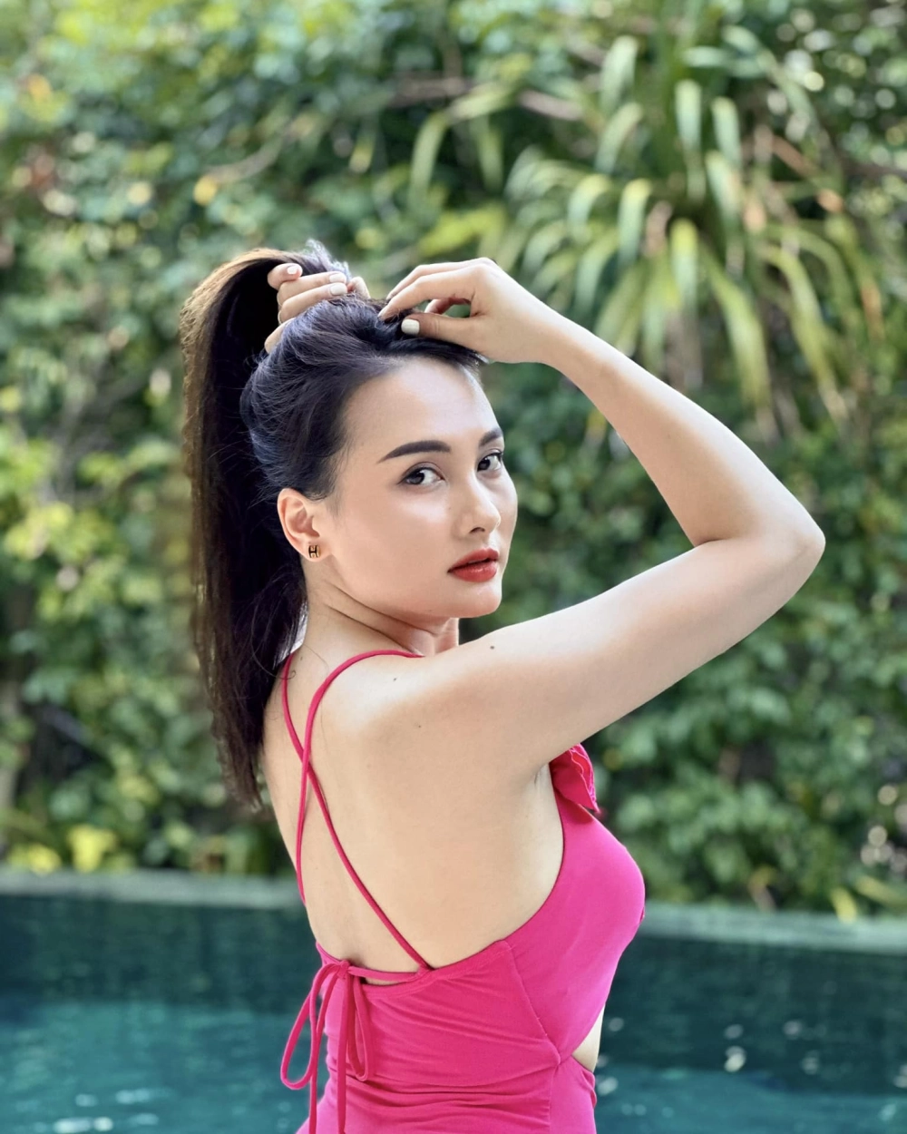 Chiều cao diễn viên Bảo Thanh 1m59 nhỏ nhắn