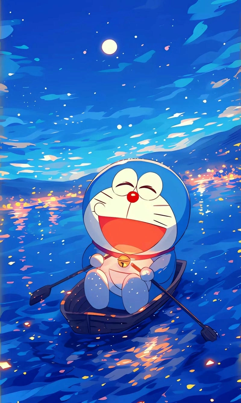 Hình vẽ Doraemon cute mang lại nét tươi vui, dễ chịu khi nhìn vào