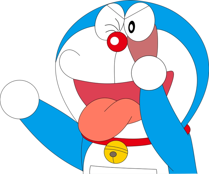 Ảnh Doraemon cute được chia sẻ nhiều trên mạng xã hội