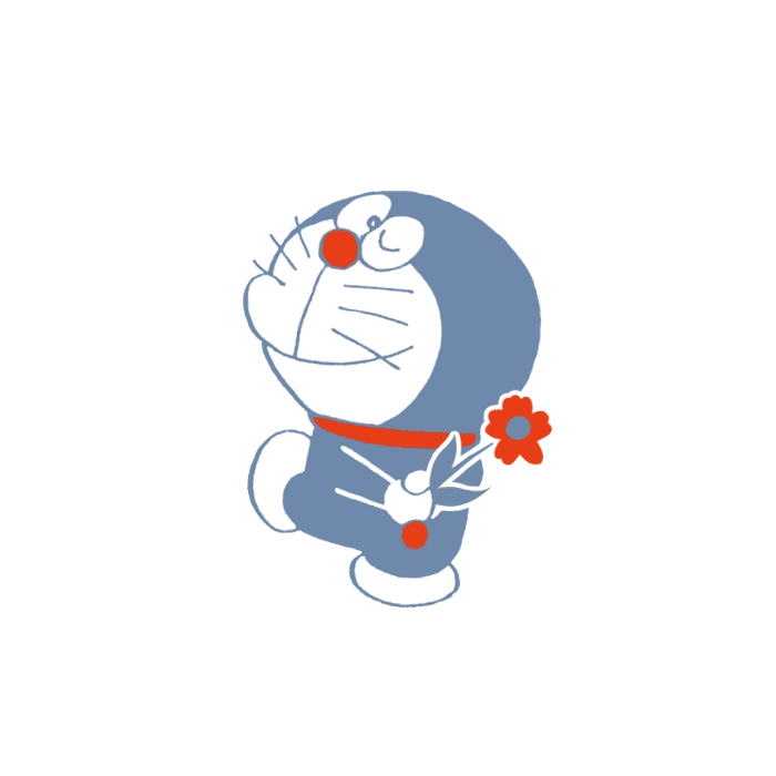 Ảnh Doraemon chibi nhỏ xíu, dễ thương vô đối