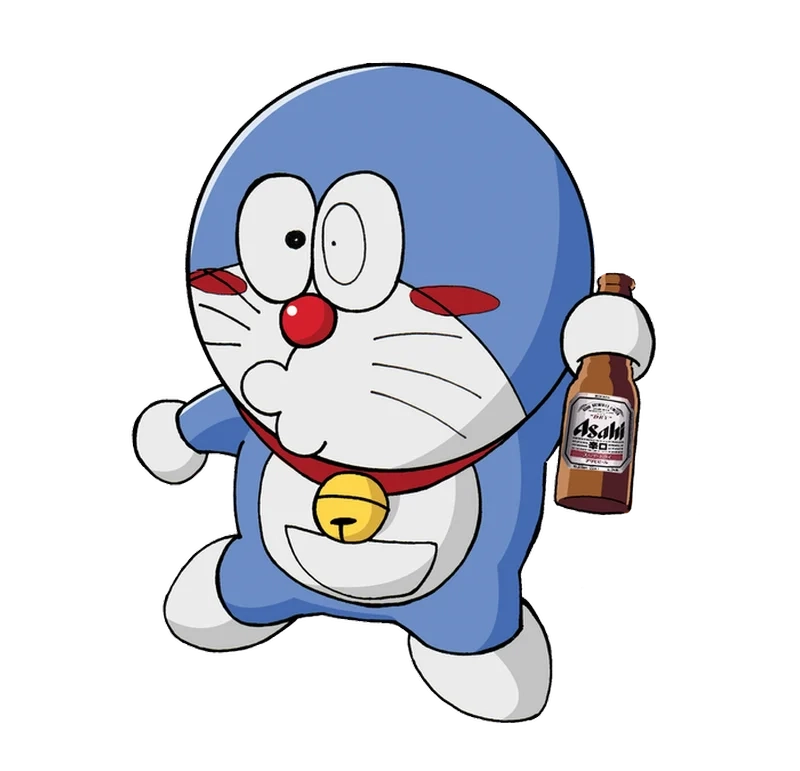 Ảnh Doraemon ngầu thể hiện phong cách chiến binh mạnh mẽ