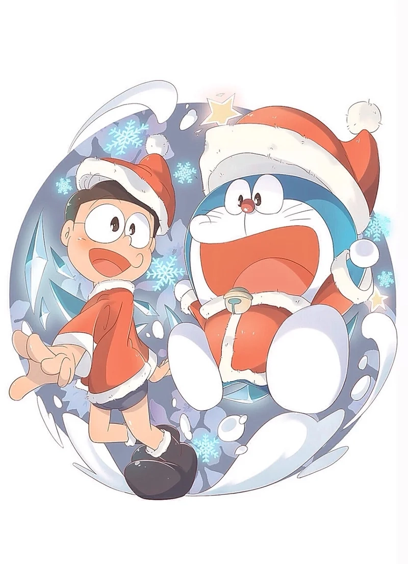 Hình của Nobita và Doraemon thể hiện tình bạn bền lâu