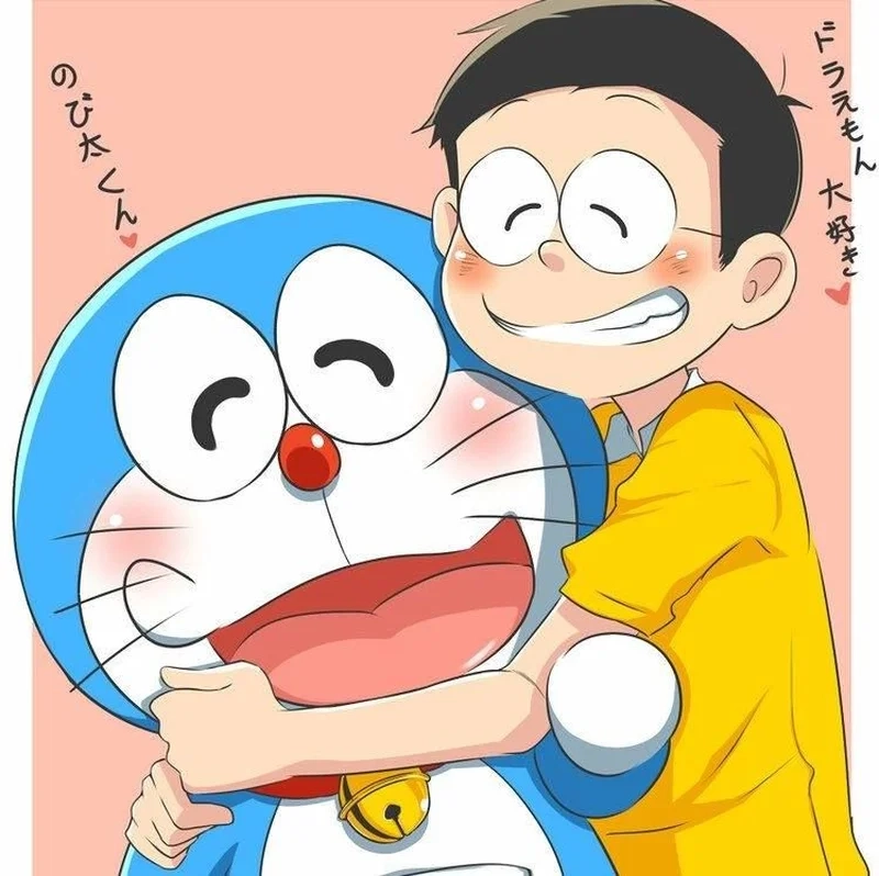 Anh Doremon và Nobita là bộ đôi huyền thoại trong làng hoạt hình