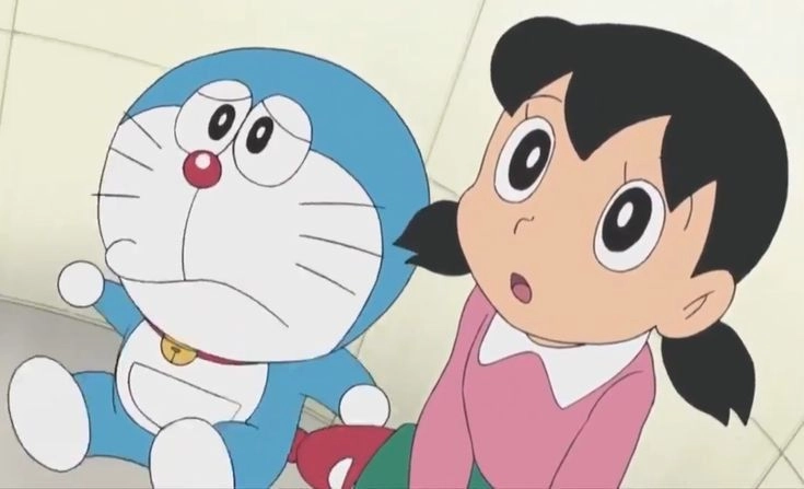 Doraemon với Shizuka là cặp đôi nổi bật trong những tình huống hài hước