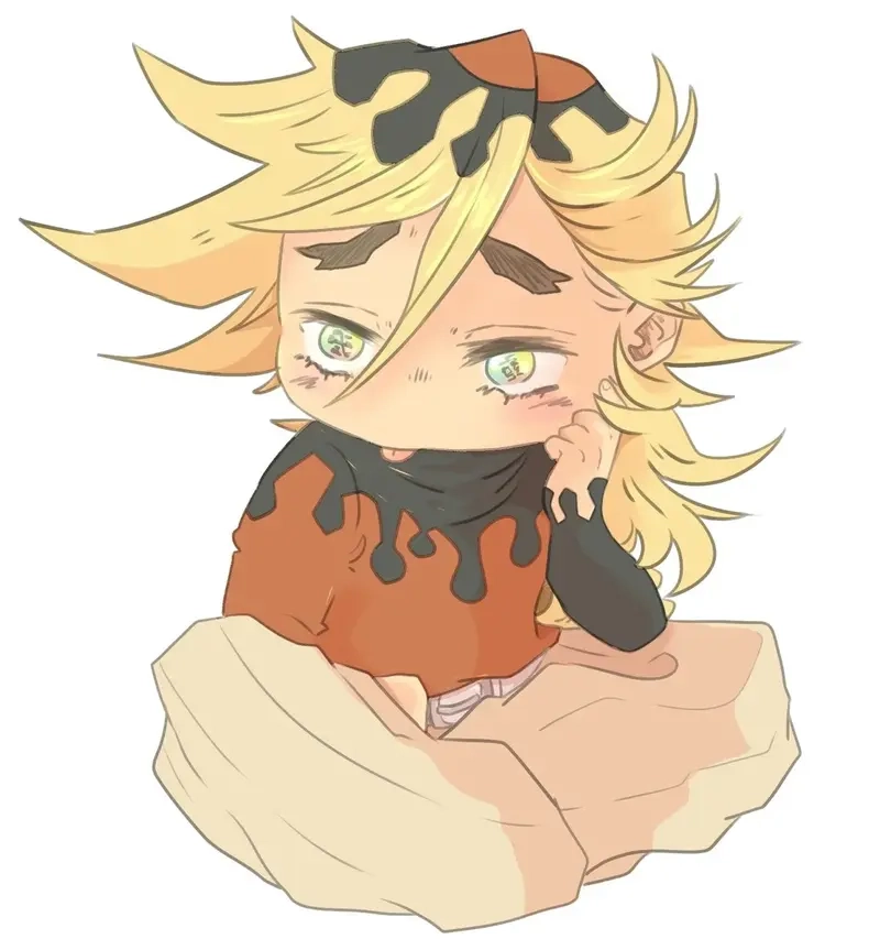 Douma y shinobu chibi đẹp lạ, không thể không yêu