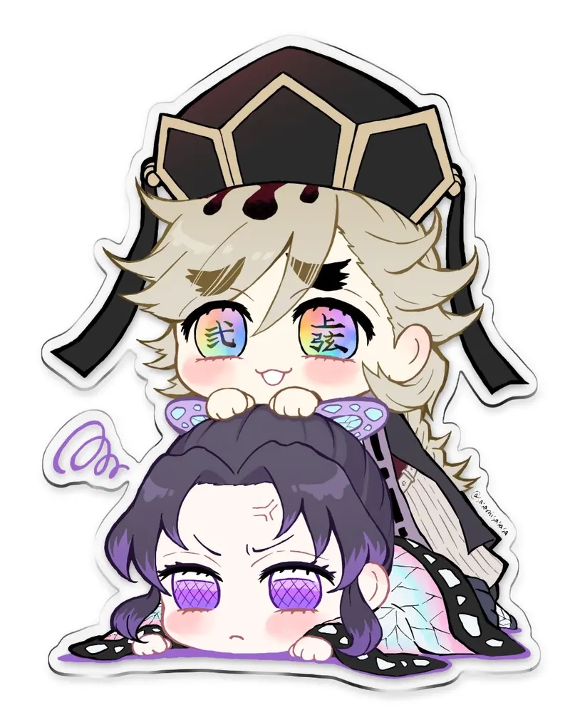 Bộ fanart douma chibi cute cực kỳ ấn tượng