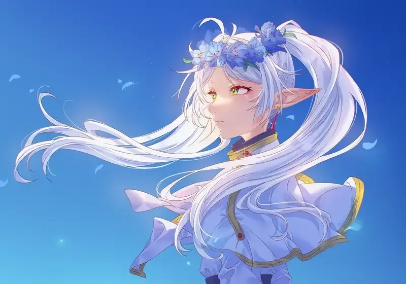 Frieren wallpaper tuyệt đẹp cho tín đồ yêu anime