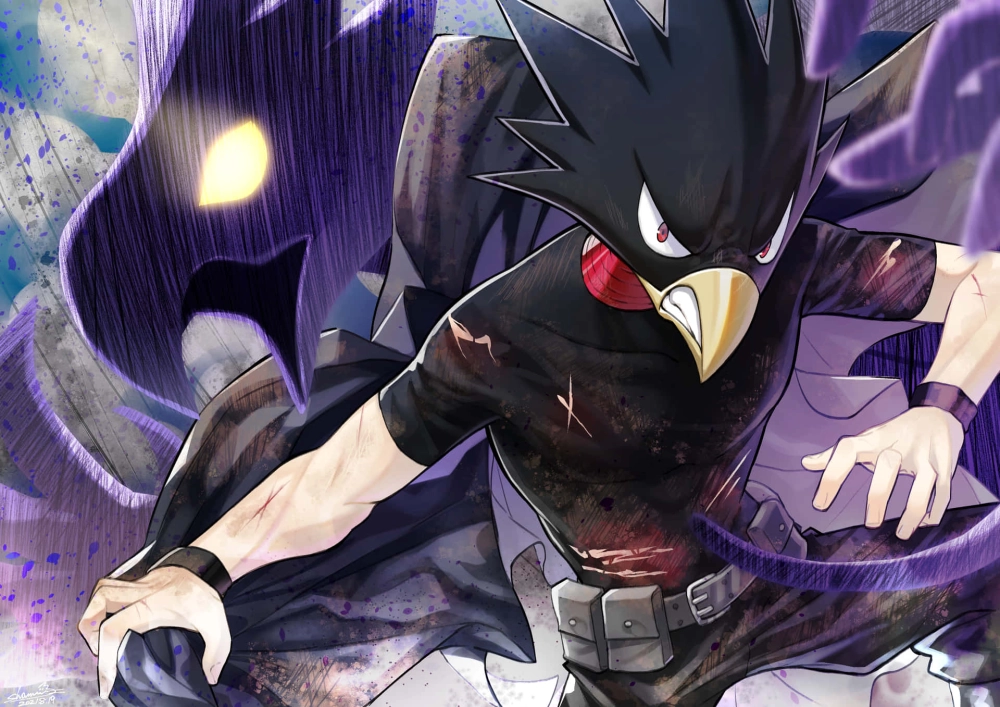 My Hero Academia Fumikage Tokoyami ấn tượng