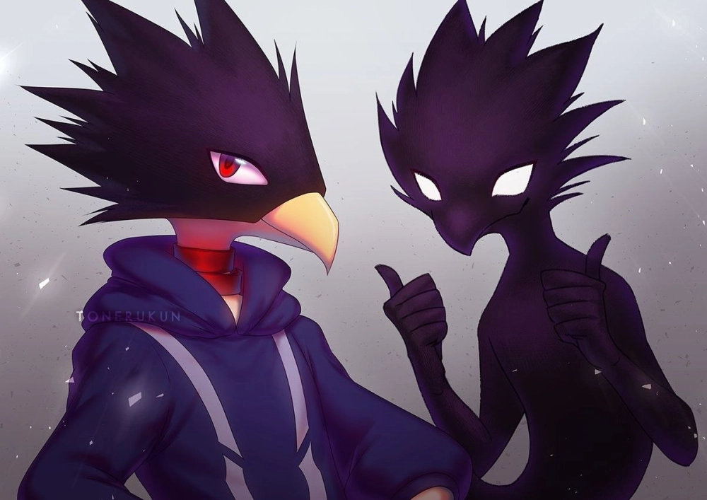 Tokoyami manga luôn thể hiện sự mạnh mẽ
