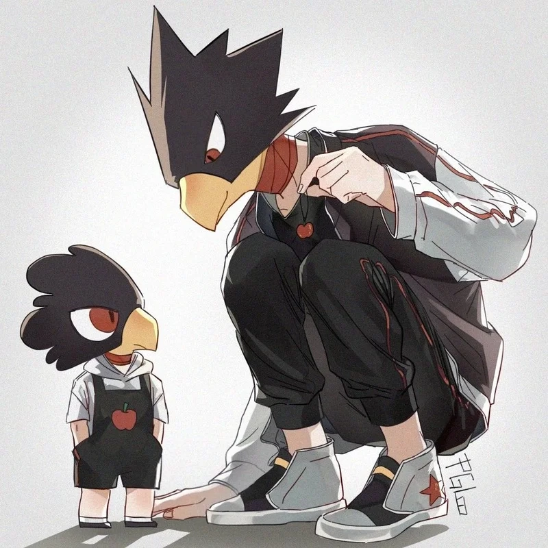 Tokoyami mask tạo nên vẻ thần bí đặc trưng