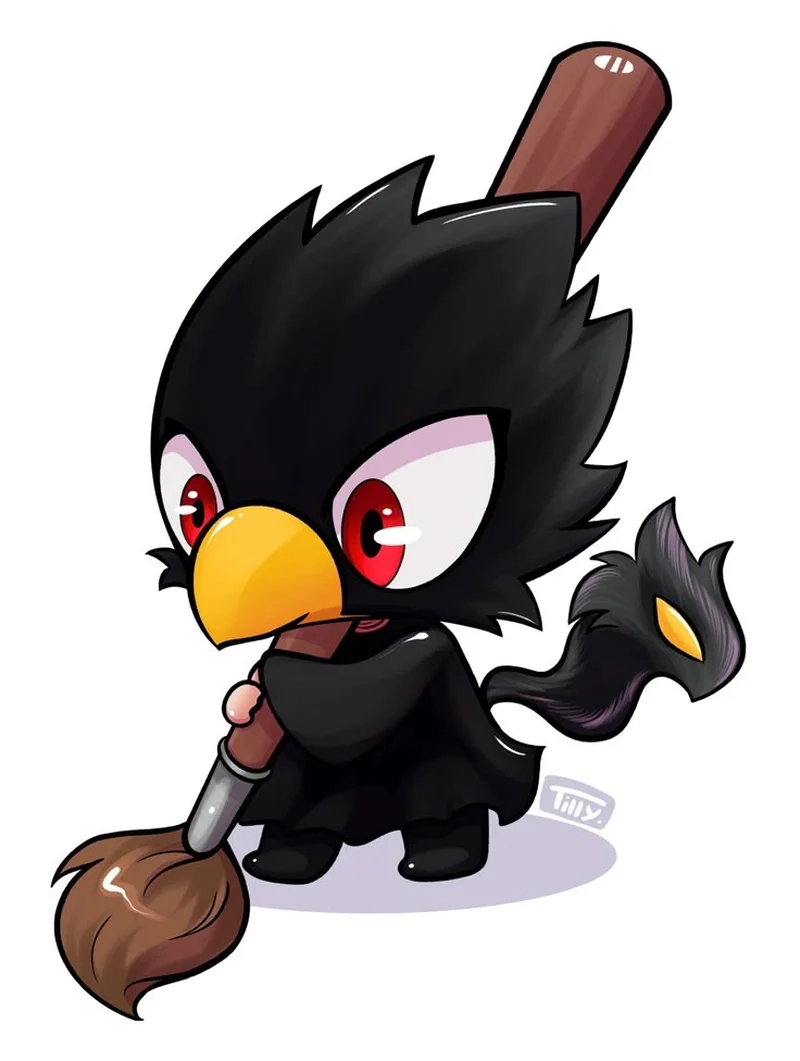 Fumikage Tokoyami chibi khiến fan tan chảy