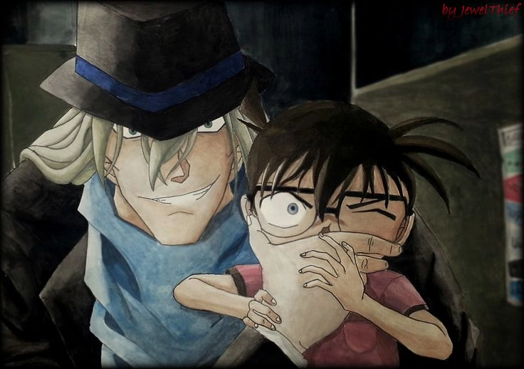 Conan x Gin cuộc đối đầu đầy căng thẳng giữa thám tử và tội phạm