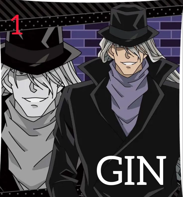 Gin tổ chức áo đen là tên tội phạm hàng đầu trong tổ chức bí ẩn