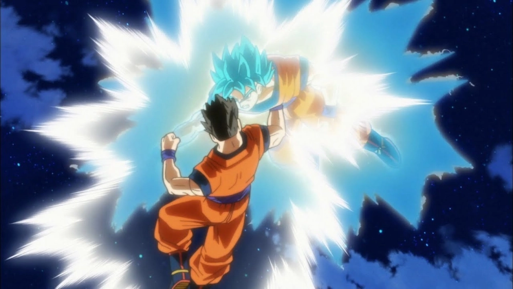 ohan và Goku hợp sức trở thành một chiến binh không thể ngăn cản