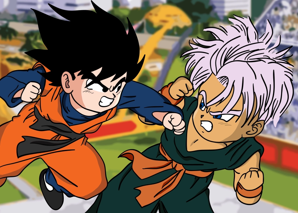 Gohan + Goten sự kết hợp tuyệt vời giữa hai anh em trong Dragon Ball