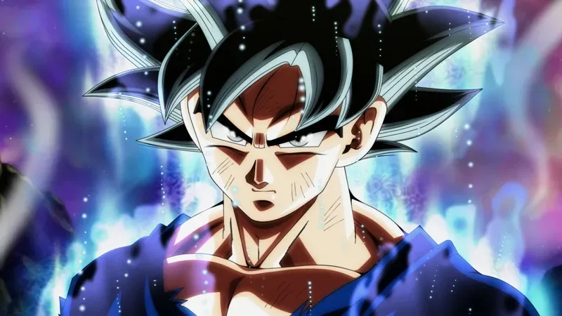 Goku pose thể hiện sự tự tin và phong cách chiến đấu đáng nể