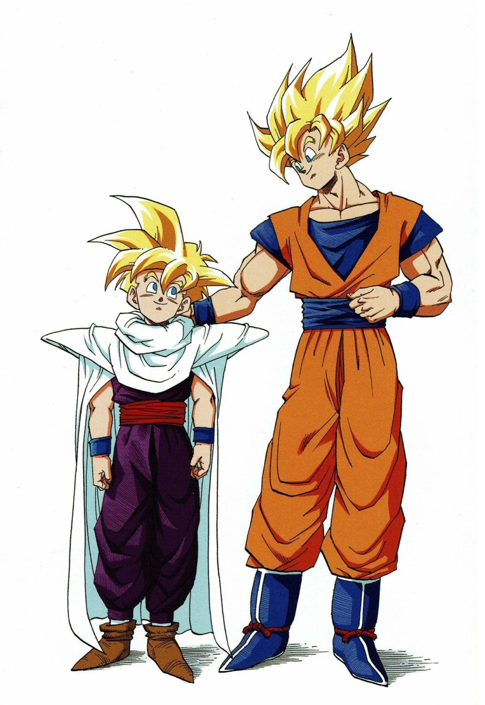 Goku x Gohan, tình cha con trong hành trình bảo vệ trái đất