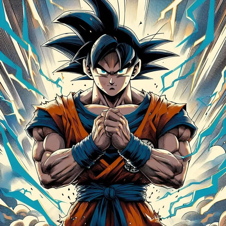 Hair Goku với những kiểu tóc đặc trưng qua từng trạng thái