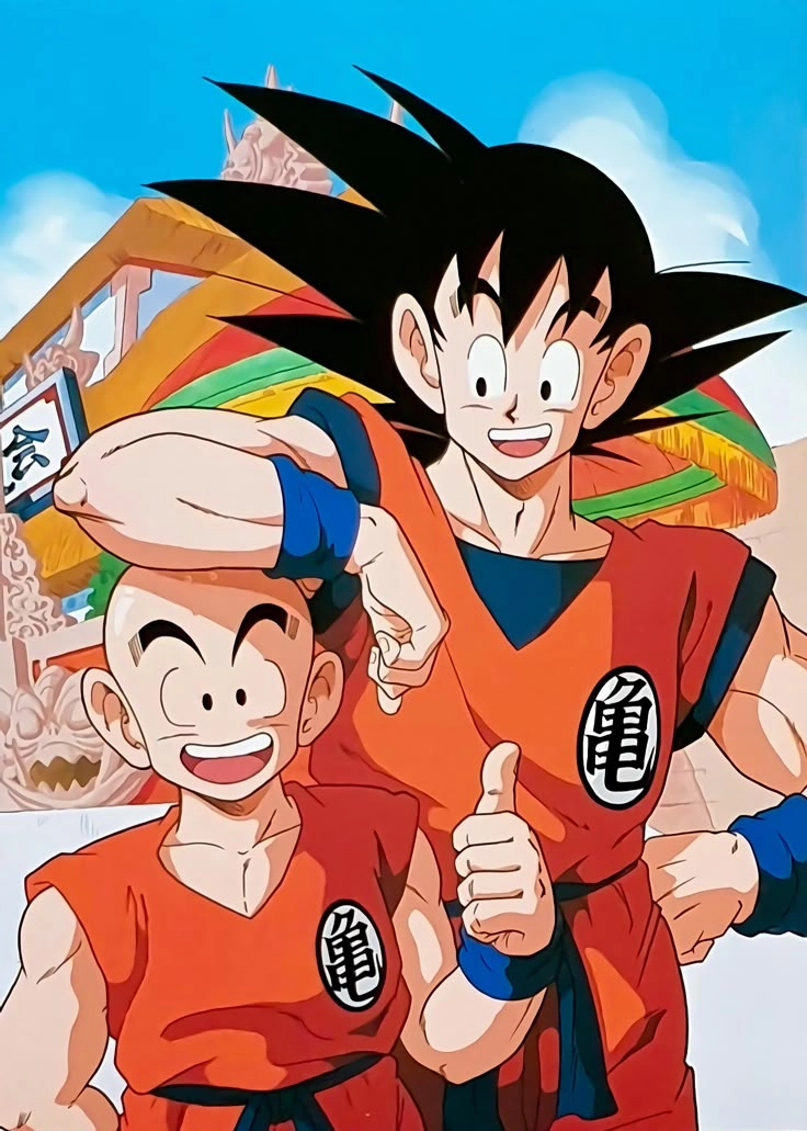 Goku and Krillin, tình bạn bền vững qua những trận chiến ác liệt