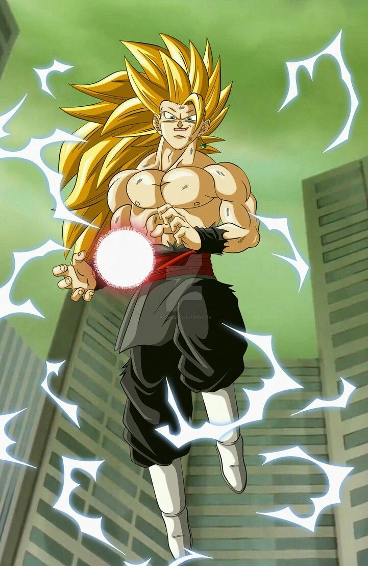 Super Saiyan Goku bùng nổ sức mạnh Saiyan huyền thoại