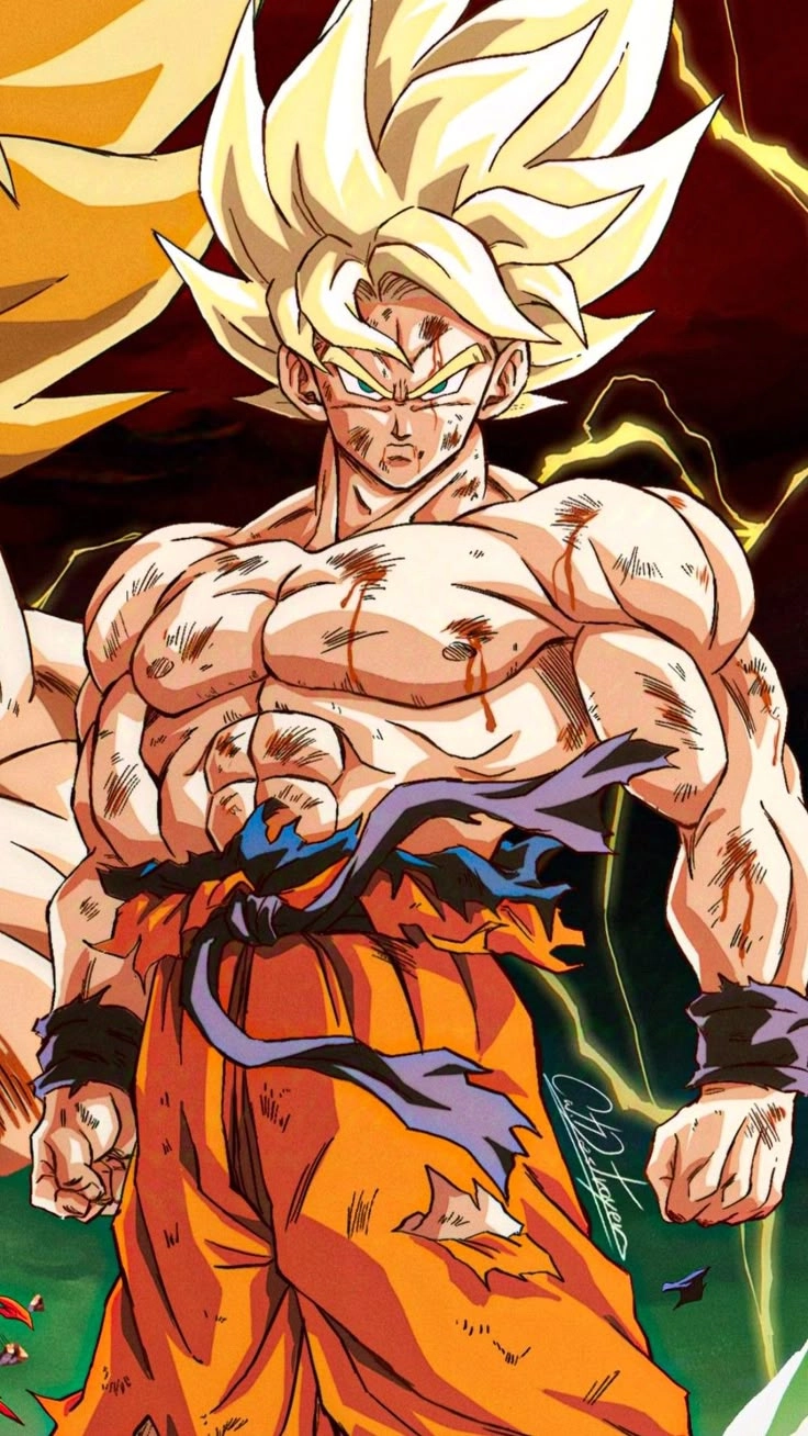 SSJ Goku bùng nổ sức mạnh Saiyan vượt xa giới hạn