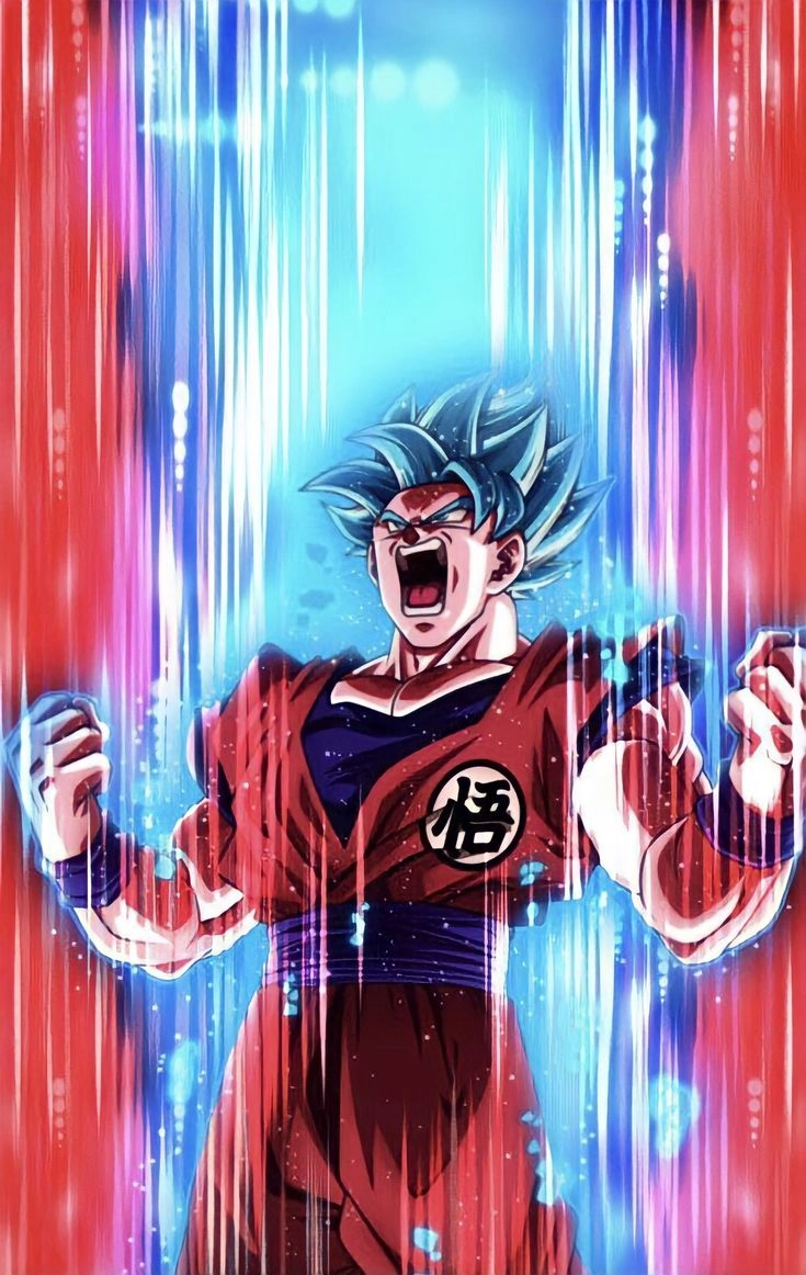 Ultra Instinct Goku wallpaper với tạo hình mạnh mẽ đầy uy lực