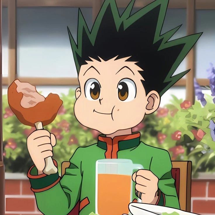 Gon Freecss official art phản ánh hình tượng gốc từ tác giả Togashi