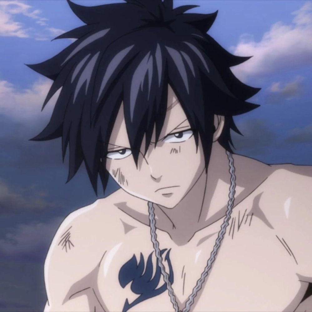 Anime Gray Fullbuster xuất hiện với tính cách lạnh lùng