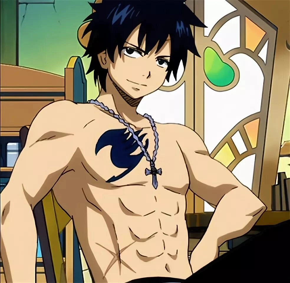 Gray Fullbuster art thể hiện hình ảnh chiến binh lạnh giá
