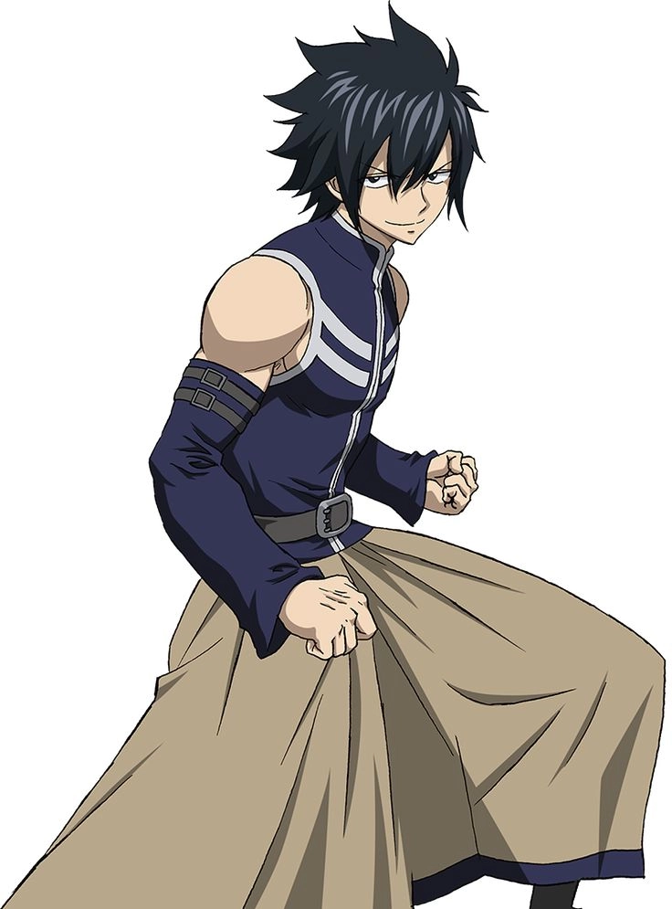 Gray Fullbuster hair color là màu đen đậm đặc trưng