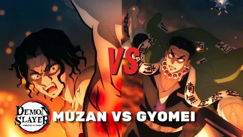 Gyomei vs Muzan anime khiến khán giả nghẹt thở vì căng thẳng