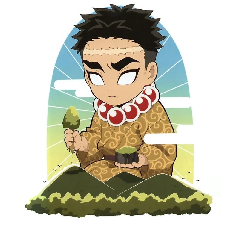 Gyomei chibi cute là hình ảnh không thể bỏ qua cho fan