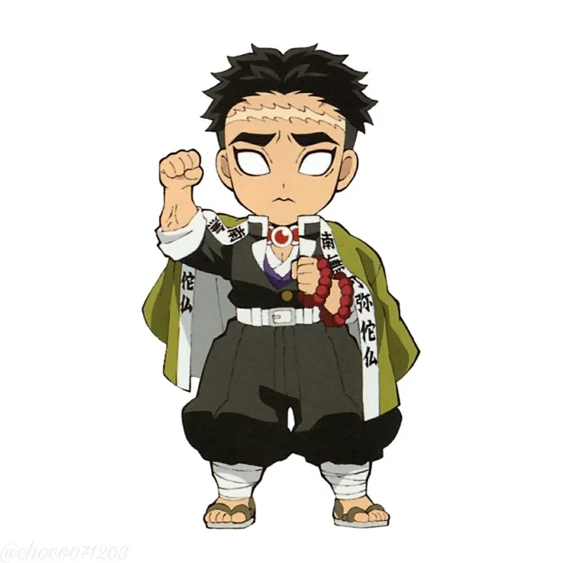 Gyomei chibi manga thể hiện sự dễ thương nhưng không thiếu mạnh mẽ