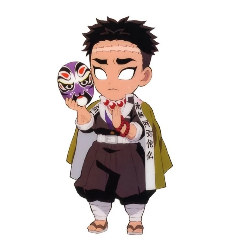 Gyomei fanart chibi khiến fan phải yêu thích và trầm trồ