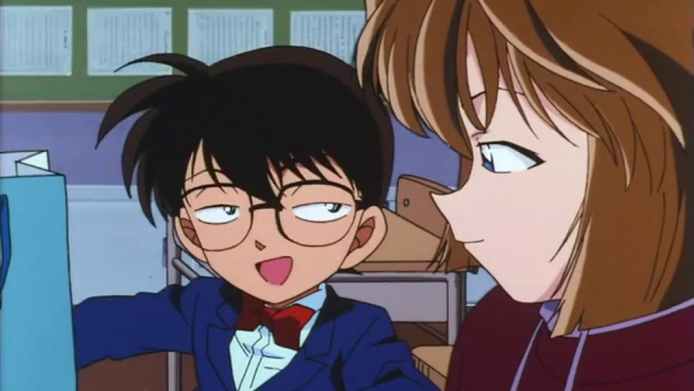 Hình Haibara và Conan trong những tình huống đáng nhớ