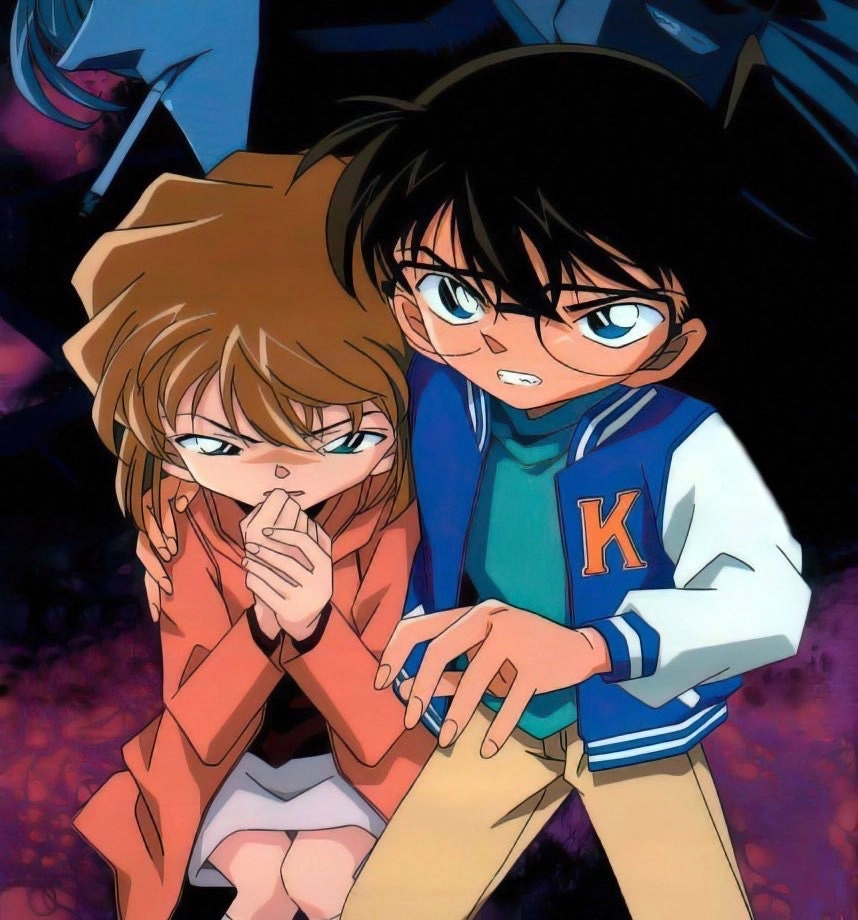 Hình ảnh Haibara và Conan cùng đối mặt thử thách lớn