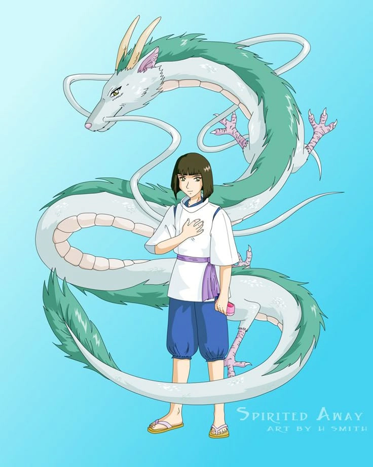 Haku anime nổi bật với hình tượng thanh tao