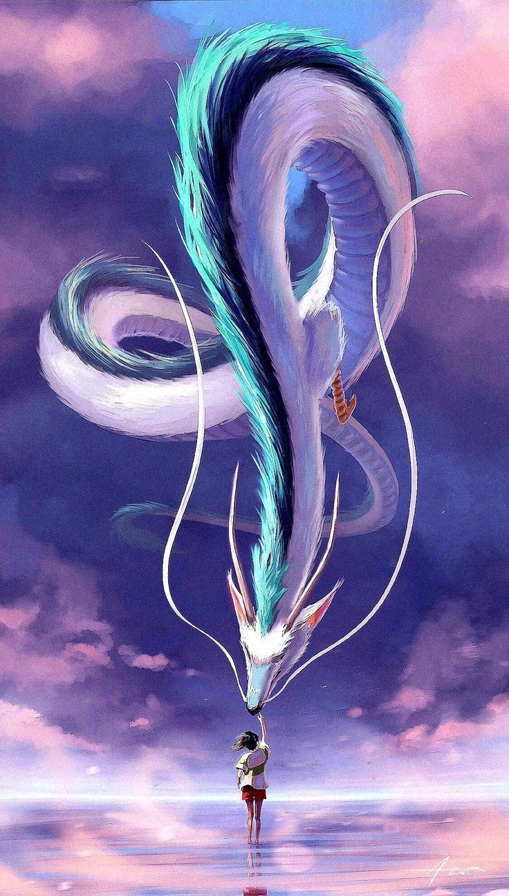 Rồng Haku có màu gì thì là trắng pha xanh