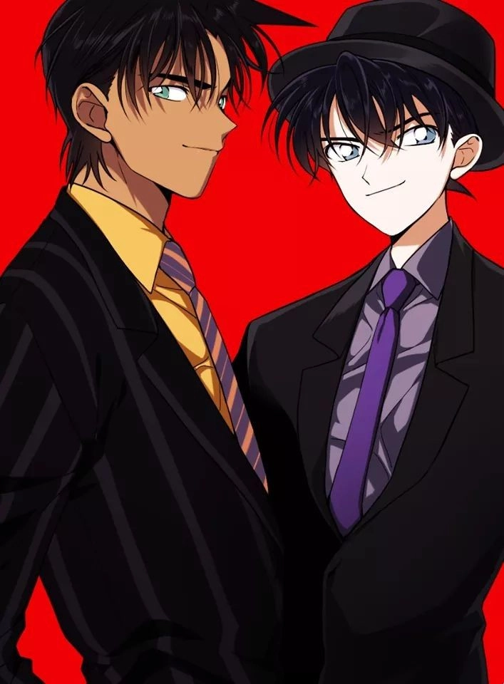 Heiji Hattori and Shinichi Kudo cùng truy lùng chân lý