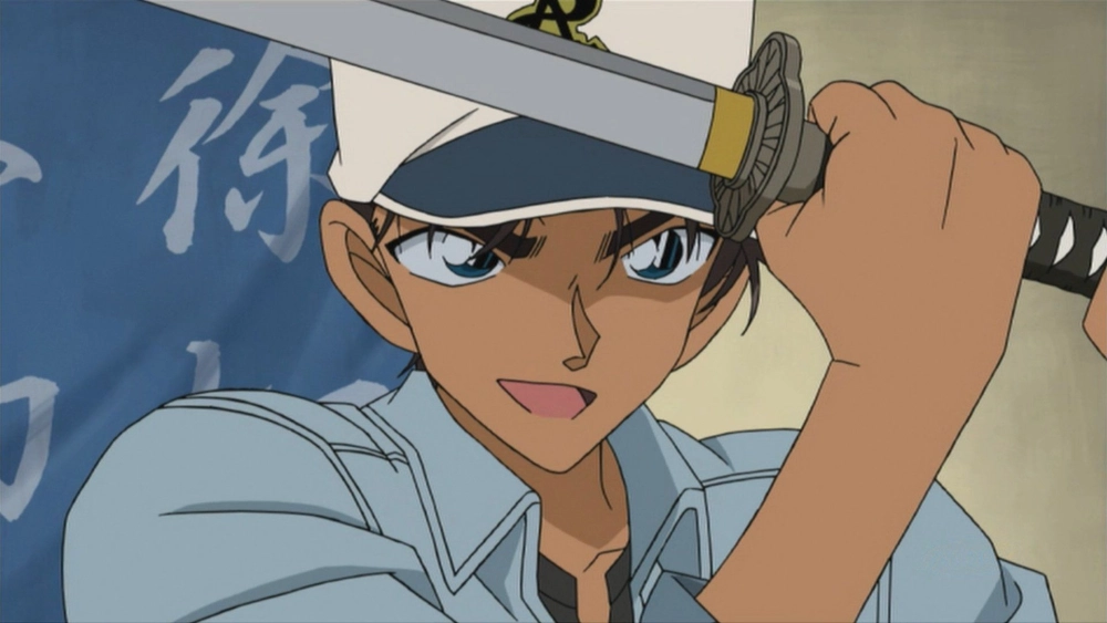 Ảnh Hattori Heiji ngầu với thanh kiếm sắc lẹm