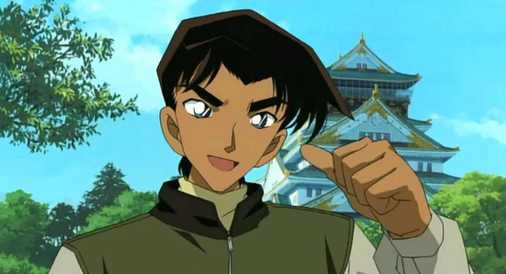 Hattori Heiji đẹp trai với ánh mắt lạnh lùng