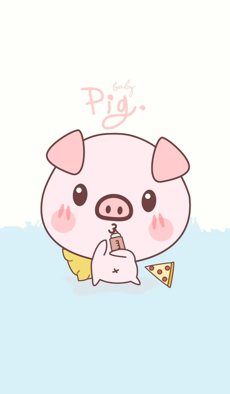 Bùng nổ đáng yêu cùng chibi con lợn siêu ngộ nghĩnh