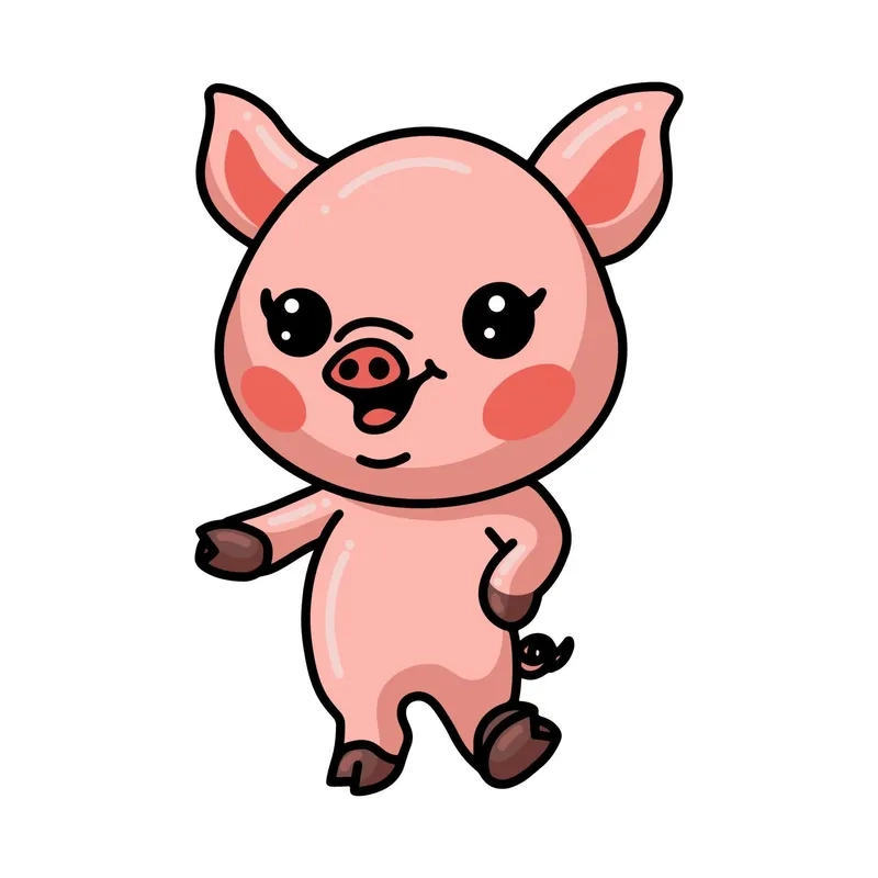 Siêu phẩm heo chibi dễ thương khiến bạn không thể rời mắt