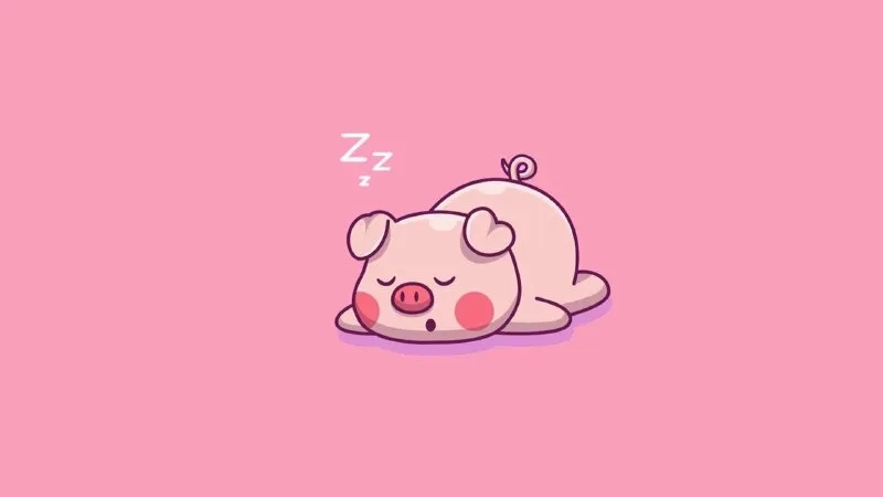 Ảnh hình heo con dễ thương chibi xứng đáng 1000 tim