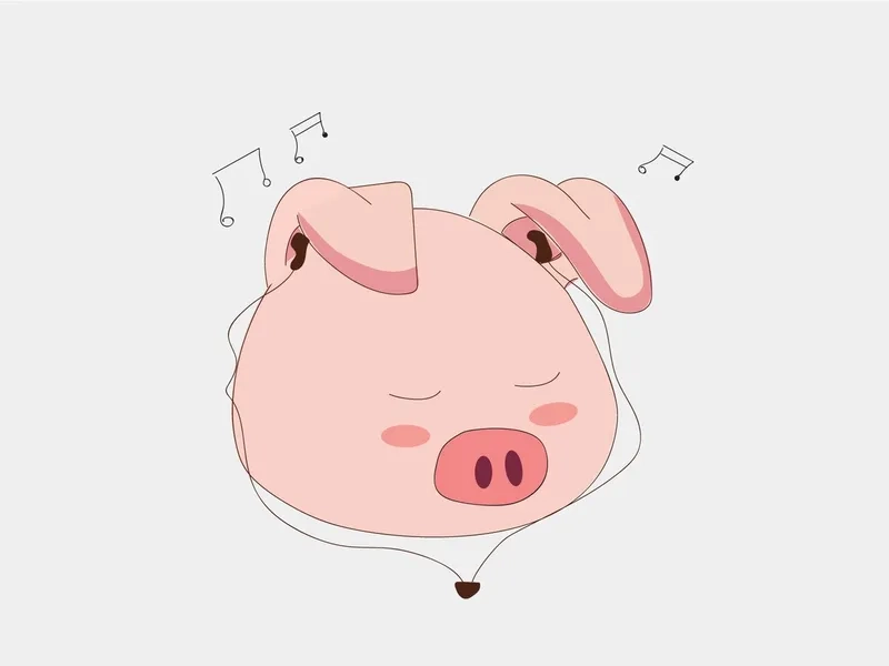 Bộ sưu tập lợn chibi cute chất như nước cất