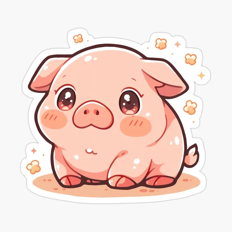 Bạn sẽ mê tít với những ảnh heo chibi đáng yêu này