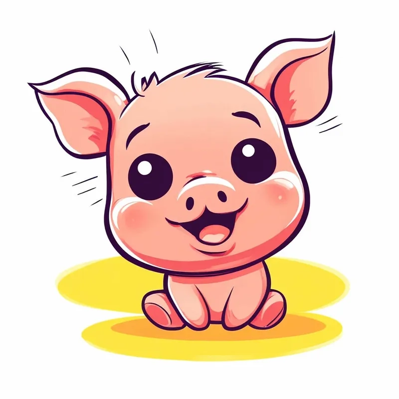 Không thể cưỡng lại ảnh lợn chibi siêu đáng yêu
